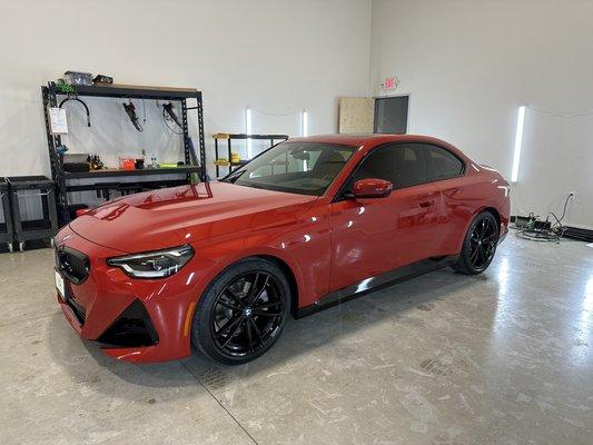 BMW after paint restore and ceramic finish