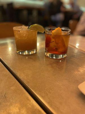 Tamarind margarita and Karmakuri