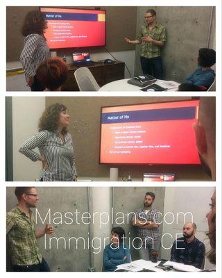 A continuing education session at Masterplans.com about USCIS standards and requirements.