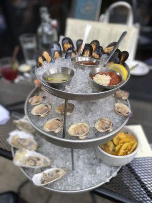 The 65$ seafood tower