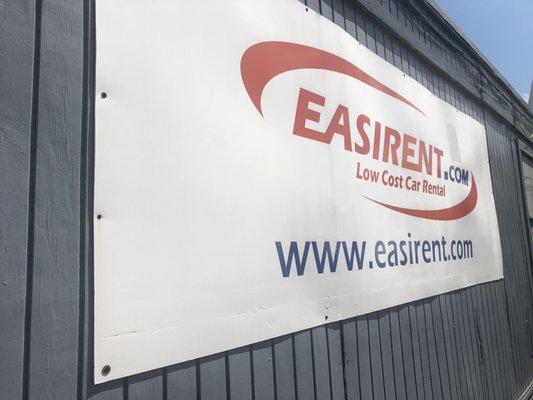 Easirent sign