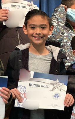 Student improved to honor roll. Thanks to U.S. Best Tutors