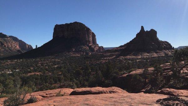 Courthouse Butte and Bell Rock