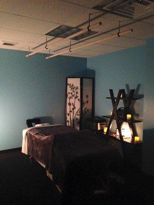 Treatment Room 4, complete with Ashiatsu Bar Therapy bars