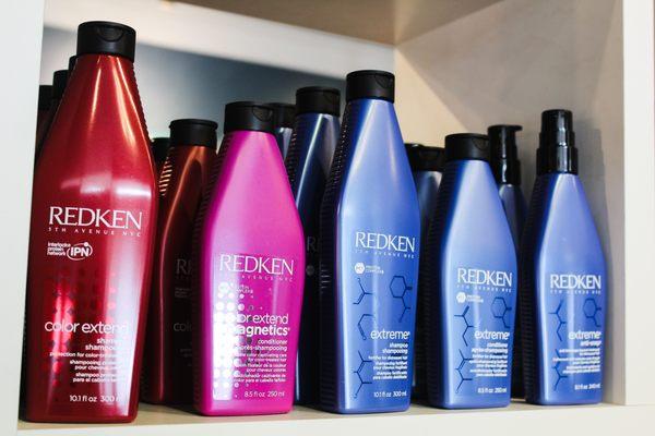 We sell a variety of products in our salon.