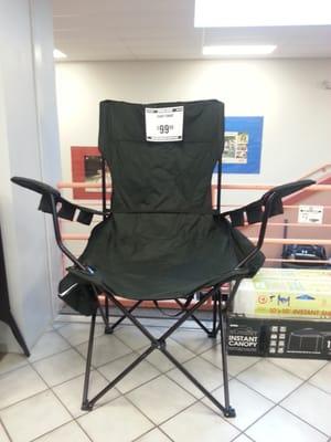 The giant chair costs $99.99.