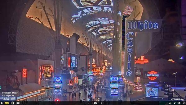 Earthcam View of Fremont Street