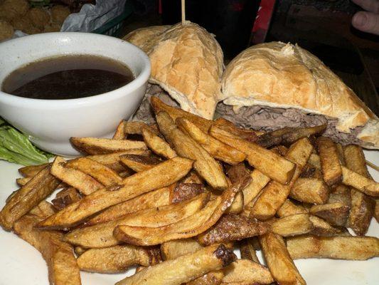 French Dip and fries