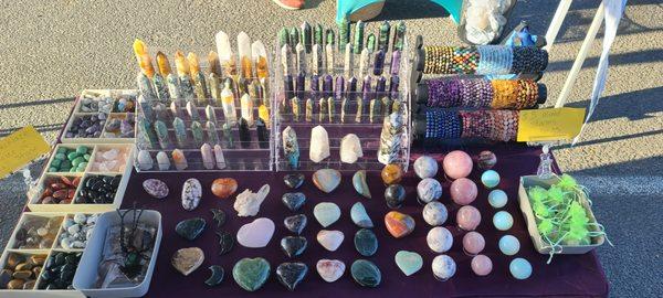 San Tan Farmer's Market
Tumbled Stones, Towers, Hearts, Spheres, etc.