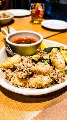 Fried Calamari & Zucchini