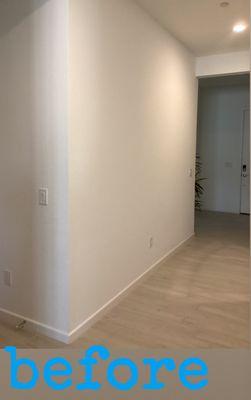 wall accent install