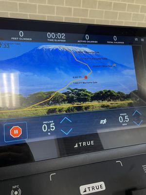 8-2023 new workout options on the new treadmill