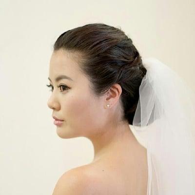 bridal hair updo