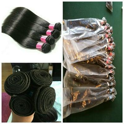 Affordable Virgin Bundles 
Double Wefted, Can be bleached or dyed, no shedding or tangling, lasts over 1 year. .