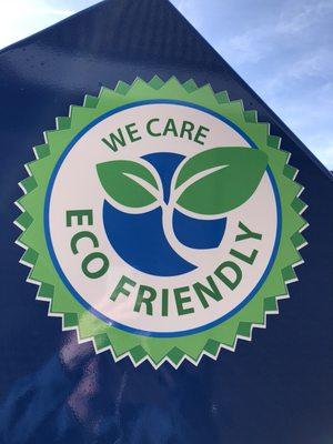 We care about our environment.