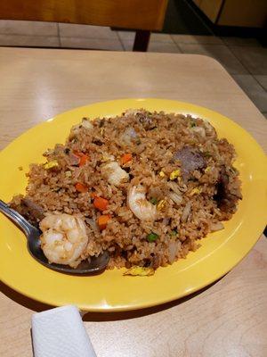 Combination fried rice.