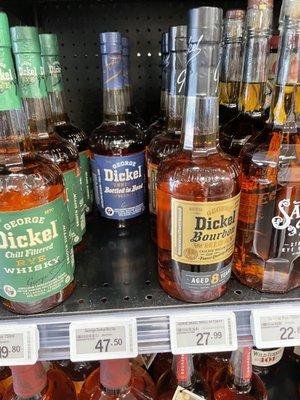 Dickel bottled in bond. Great price. The 8 year next to it is also excellent