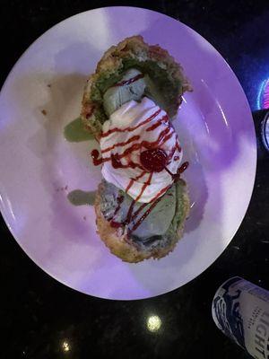 Green Tea Fried Ice Cream