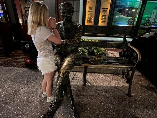 Patrick Kavanagh Grand Canal Statue