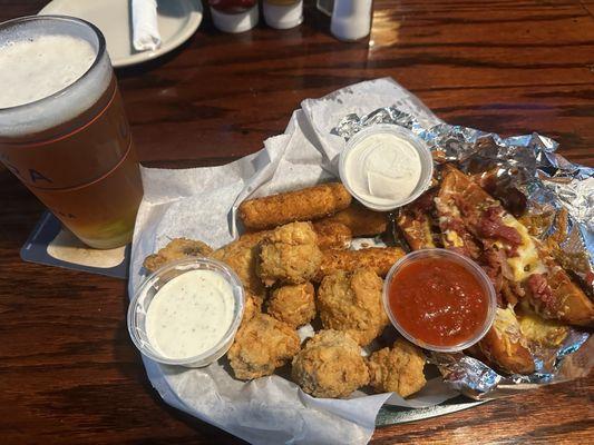 Sampler platter.  You get to choose 3 from many options.