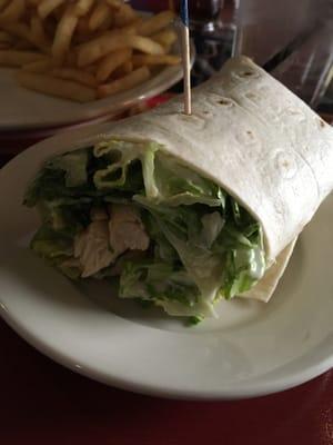 Chicken Cesar wrap