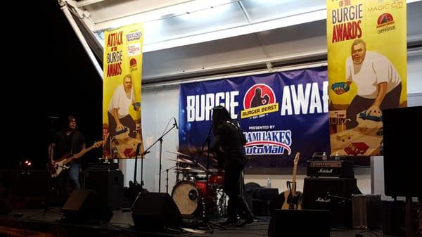 The Band at the Burgie Awards.