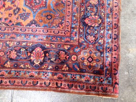 Color Restoration Process for Oriental Rugs