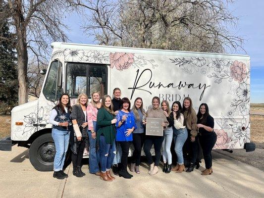 I said yes to the dress with the help of these lovely ladies!