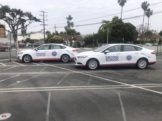 Driving school cars. I never knew AAA offered this!