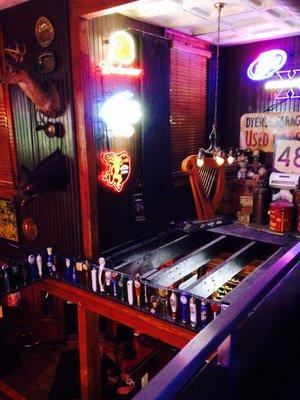 Upstairs bar view, head up there if you want to play darts!