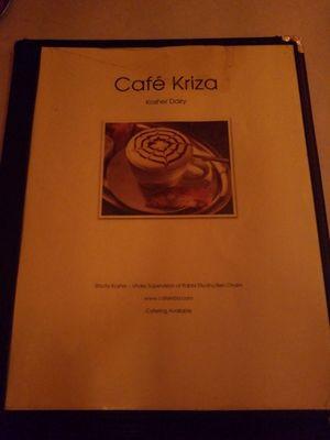 Menu front