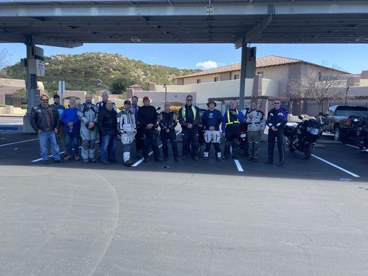 Group training for the San Diego BMW Owner's Club