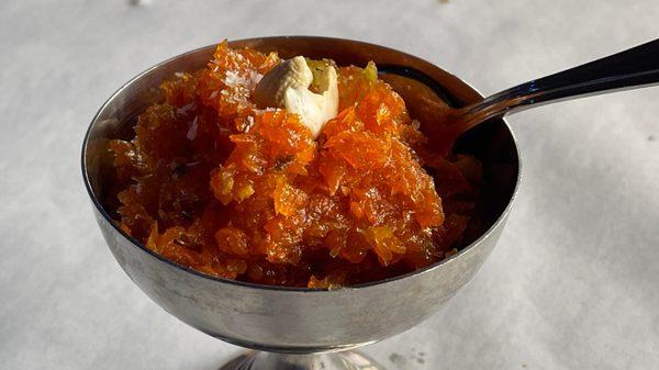 Carrot pudding