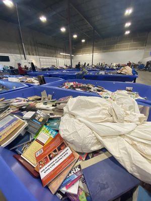 It was just a warehouse with bins of clothes and stuff all mixed together. Sad that the other photos were not accurate.