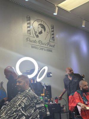 The Barbers are busy