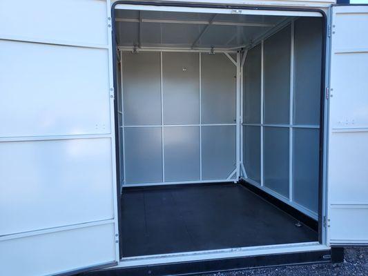 Brand New Pod-style unit. Dust/Bug/Water Resistant, Double-Swing Doors with rubber seal. Steel walls. Drive-up accessible.