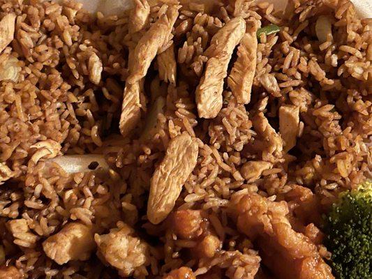 What are these long things that look like fries? Very nasty and dry. Why put them in the brown rice?