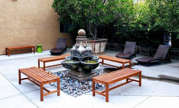 Tranquil meditation areas