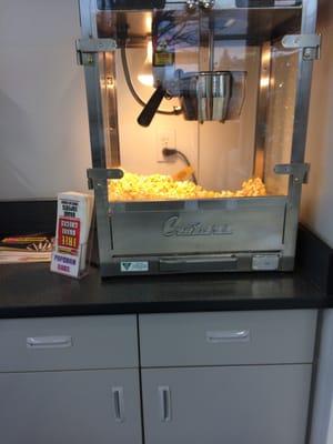 They have popcorn !