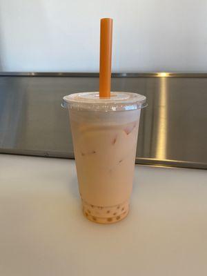 Orange creamsicle bubble tea.