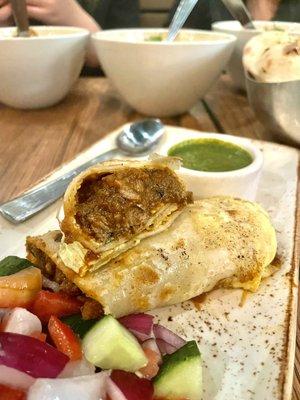 Lamb Kathi Roll