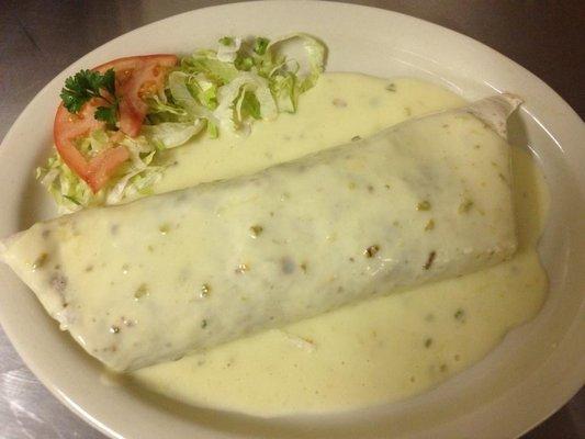 Carne asada burrito (Burrito Río Grande)