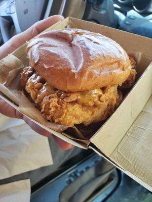 Chicken tender sandwich