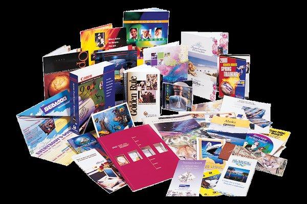 Catalogs, Booklets, Brochures, Postcards, Flyers, Business Cards, Letterhead, and Envelopes