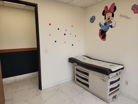 Little girls exam room