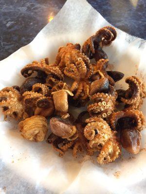 Fried squid