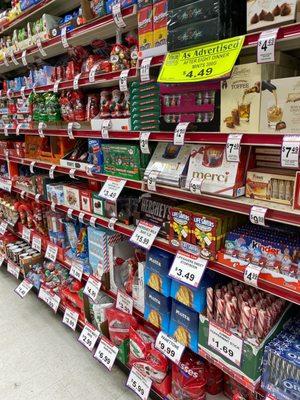 Nice storefront selection of holiday chocolates