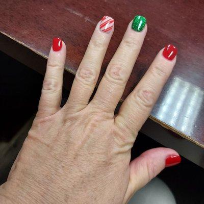 Holiday nails