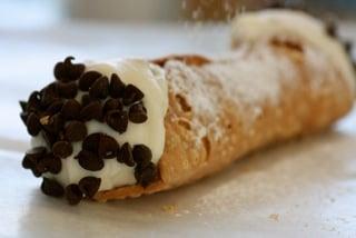 Our cannoli are always made fresh to order!