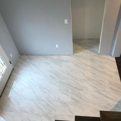 Tile flooring